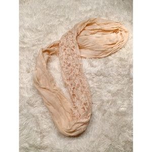 3/$15 Charlotte Russe Peach Scarf